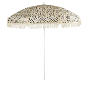 Outdoor Custom Design Travel Parasol with Fringe and Tassels for Beach