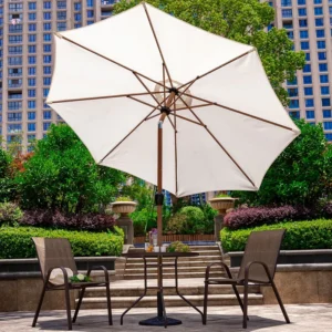 Outdoor Fiber Lightweight Cafe Sun Umbrella for Outdoor Table