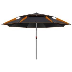 Outdoor Fishing Umbrella 22m 24m Universal-Rotation Rain-Proof Folding UV-Resistant Aluminum Alloy Rod 1000 1500mm