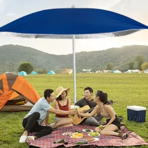Outdoor Fishing and Beach Umbrella Large Size Windproof Thickened Sunscreen Rainproof Manual Opening