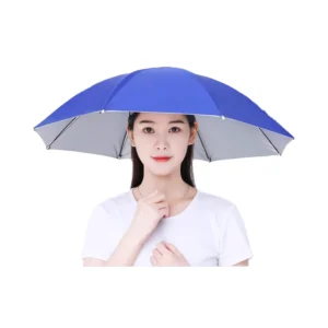 Outdoor Foldable Head Umbrella Large Fishing Hat for Adults and Children Modern Style Logo Printed for Travel