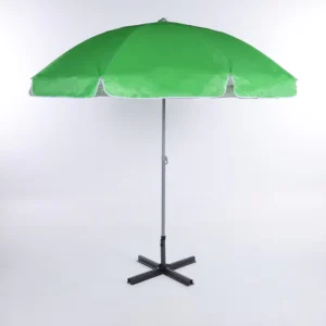 Outdoor Foldable Round Advertising Sun Umbrella, Rainproof Patio Parasol for Beach