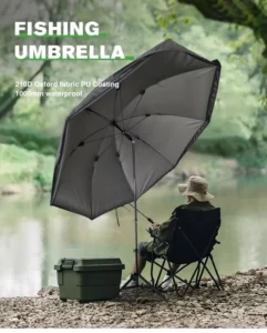 Outdoor Foldable Waterproof Oxford Fabric Pu Coating Carp Fishing Umbrella