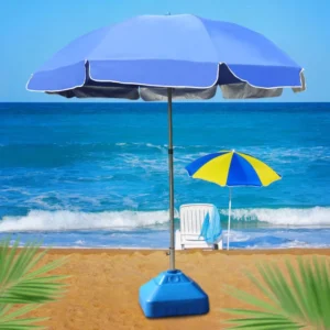 Outdoor Foldable Windproof UV-Resistant Beach Umbrella