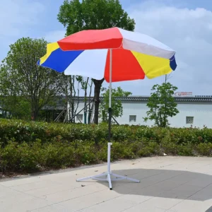 Outdoor Folding Patio Umbrella Small Parasol for Garden Beach Hotels Restaurants Parks Hospitals