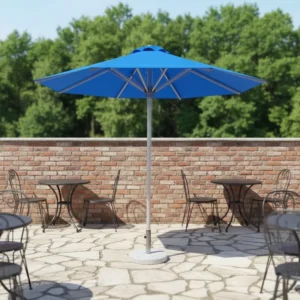 Outdoor Furniture Centre Pillar Umbrella for Park Hotel Courtyard Patio Garden