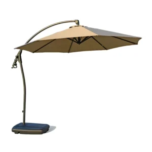 Outdoor Garden 8-Rib Cantilever Banana Large Sun Parasol Pool Umbrella