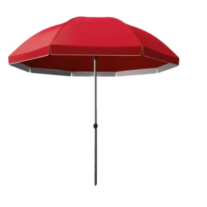 Outdoor Garden Beach Umbrella with Customized Logo, Straight Manual