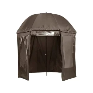 Outdoor Garden Fishing Umbrella with Manual Control Detachable Windbreak Polyester Material