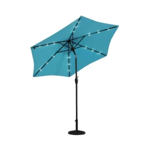 Outdoor Garden Parasol Umbrella 2.7M Aluminum Frame Polyester for Park Use