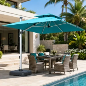 Outdoor Garden Patio Roman Cantilever Umbrella Parts
