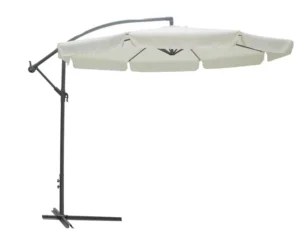Outdoor Hanging Waterproof Banana Umbrella with Steel Frame for Garden, Event, and Restaurant