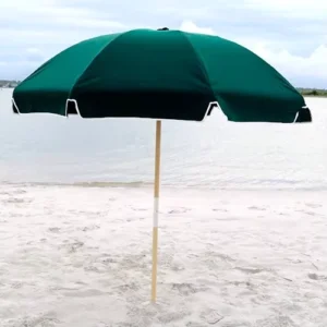 Outdoor Large Commercial Straight Manual Sun Shade Umbrella for Patio Beach and Market Use With UV Protection