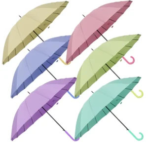 Outdoor Large Straight Umbrella with Custom Logo