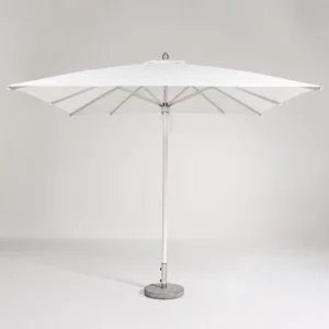 Outdoor Long-Handled Aluminum Alloy Center Pole Sunshade Umbrella for Beach, Pool, Cafe, and Commercial Use