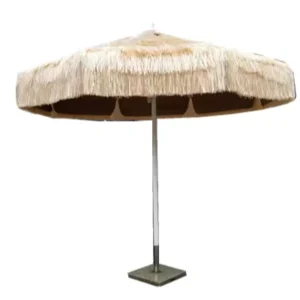 Outdoor Patio Parasol Straw Beach Umbrella