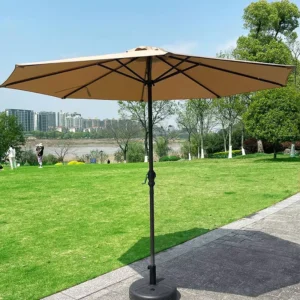 Outdoor Patio Restaurant Umbrella with Central Column