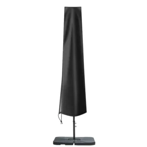 Outdoor Patio Umbrella Cover Heavy Duty Waterproof Dustproof Zipper Telescopic Rod PVC Oxford Cloth for Courtyard and Hotel