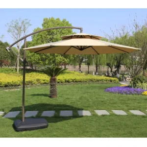 Outdoor Patio Umbrella with Base Banana Umbrella