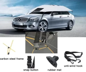 Outdoor Portable Oxford Windshield Car Umbrella for Sedan, Customized
