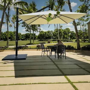 Outdoor Remote Control Solar Panel Charger Light Roman Umbrella Supplier