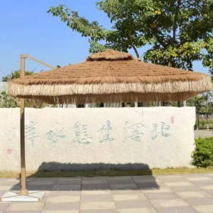 Outdoor Shade Thatched Straw Umbrella Courtyard Garden Farm Stay Beach Balcony Parasol