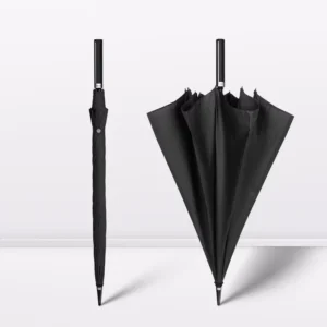 Outdoor Sports Large Coverage Long Umbrella Semi-Auto Opening Wind Resistant Stable Structure Parasol