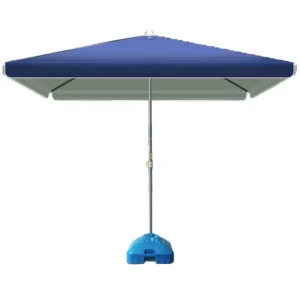 Outdoor Square Modern Minimalist Leisure Sunshade Parasol Open-Air Rain Cover Patio Umbrella Fruit Stall Outdoor Furniture