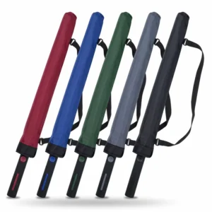 Outdoor Straight Umbrella with Logo, Plastic Handle, Multicolor Design, UV Protection for Camping