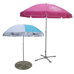 Outdoor Strong Wind Proof Portable Beach Umbrella Sand Custom Camping Parasol