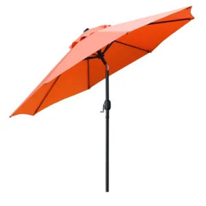 Outdoor Strong Windproof Garden Umbrella Parasol Manual Patio Umbrella