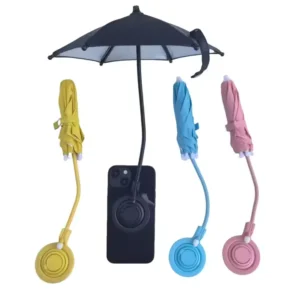Outdoor Sun Shade Phone Umbrella Portable Mini Umbrella Magnetic for All Phone Small Umbrella Rotate