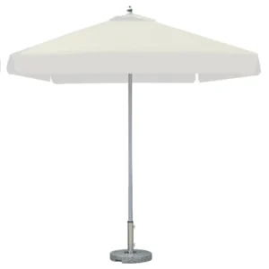 Outdoor Sunshade Umbrella Central Pole Table and Chair Set for Coffee Milk Tea Shops and Commercial Use