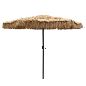 Outdoor Thatch Cover Sun Umbrella, Simulation Straw Grass Parasol