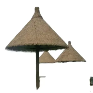 Outdoor Tropical Thatch Hawaiian Style Straw Beach Umbrella