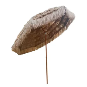 Outdoor UV-Protection Straw-Thatch Beach Umbrella