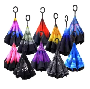 Outdoor Umbrella Double Layer Inverted Umbrella With Custom Logo
