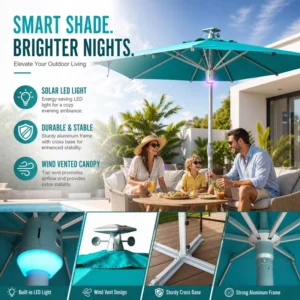 Outdoor Umbrella Furniture Hot Sell Parasol Big Size Garden Patio Hotel Used Popular Models For Beach Club Terrace