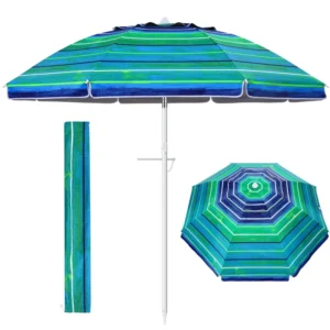Outdoor Umbrella Hand Cranking Waterproof Cantilever Garden Beach Restaurant Patio Sun Canvas Parasol