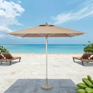 Outdoor Waterproof Big Size Garden Patio Parasol Aluminum Frame Balcony Restaurant Dining Beach Sea Hotel