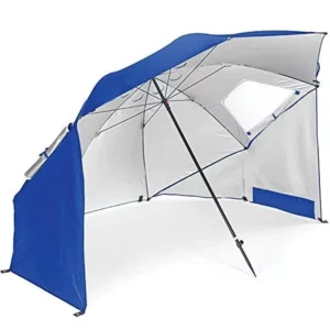 Outdoor Waterproof Camping Fishing Umbrella with Sun and Rain Canopy for Park and Beach