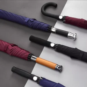 Oversized 190T Pongee Golf Umbrella, Auto-Open Folding, European Style