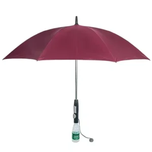 Oversized Lightweight USB Rechargeable Umbrella with Mist Water Spray and Cooling Fan