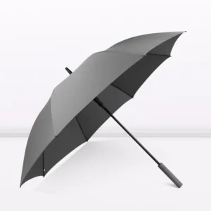 Oversized Long Shaft Rain Umbrella Stormproof Fiberglass Skeleton Heavy Density Water Repellent Fabric Stick Parasol