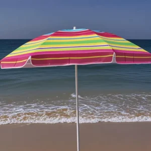 Oxford Garden Beach Umbrella With Customized Logo Straight Pattern Manual Control for Outdoor Furniture