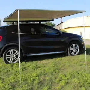 Oxford Waterproof Sun-Protective Car Roof Awning Automatic Opening Foldable for Camping