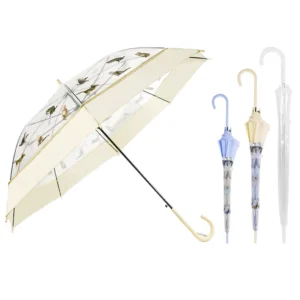 POE Clear Transparent Umbrella Dome Shape Plastic Umbrella
