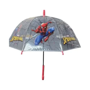POE Kids Licensed Cartoon Clear Rain Umbrella Waterproof Straight Automatic Semi-Automatic Handheld Windproof Sun Customizable