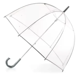 PVC Custom Printing Rain Straight Fashion Transparent Clear Umbrella