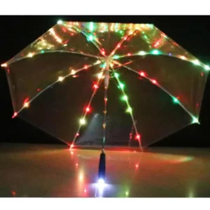 PVC/POE Flashing Colorful Light Umbrella Wonderful Stars Flashing LED Umbrella